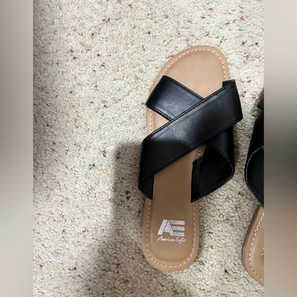 Women’s black sandals‎ American Eagle 9 new NWT - Picture 3 of 5